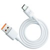3mk Datový Kábel Hyper USB A na USB C 60W 5A 1.2m biely