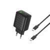 Lito Wall Charger LC25T s káblom Type C 2x Type C USB výstup PD65W GaN EU čierny