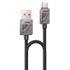 Yesido Dátový Kábel CA135C USB na Type C Rýchle Nabíjanie 1.2m Čierna
