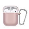 Blueo Liquid Silicone ochranné puzdro pre AirPods 1 pieskovo ružová