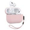 Blueo Liquid Silicone ochranné puzdro pre AirPods Pro 2 pieskovo ružová
