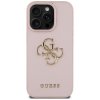 Guess Hardcase Grained Big 4G Logo Small Classic Logo iPhone 16 Pro ružová