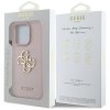 Guess Hardcase Grained Big 4G Logo Small Classic Logo iPhone 16 Pro ružová