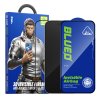 Blueo Anti Broken Glass pre iPhone 14 Pro Max 15 Plus 16 Plus cierna