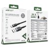 Acefast Dátový Kábel C22 04 Rýchlonabíjací USB na Type C 3A 1.2m čierny