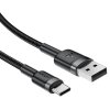 Acefast Dátový Kábel C22 04 Rýchlonabíjací USB na Type C 3A 1.2m čierny