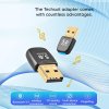 Techsuit Bluetooth Dongle Adaptér BlueJet A20 pre PC Bluetooth 5.4 čierny