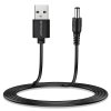 Techsuit 11 ks káblový adaptér ChargeNest AC21 USB na 7x DC Jack Type C Mini USB Micro USB čierny