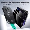 ESR Privacy Tempered Glass UltraFit 3 kusy iPhone 17 iPhone 16 Pro čierna