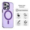 Techsuit CandyCase MagSafe pre iPhone 14 Pro fialové puzdro