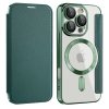 Puzdro na knihu Techsuit SmartMag iPhone 16 Pro Max zelené