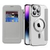 Techsuit SmartMag knižkové puzdro iPhone 14 Pro Max sivé