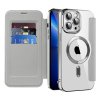 Puzdro na knihu Techsuit SmartMag iPhone 13 Pro sivé