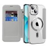 Techsuit SmartMag knižkové puzdro iPhone 13 sivé