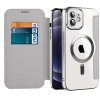 Techsuit SmartMag knižkové puzdro iPhone 12 sivé