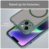 Techsuit HaloFrost II MagSafe pre iPhone 13 zelené puzdro
