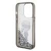 Karl Lagerfeld Hardcase Liquid Glitter iPhone 15 Pro priehľadné Ikonik