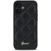 Guess Quilted Metal Logo GUHCP16MPSQSQSK iPhone 16 Plus čierne puzdro