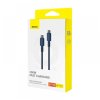 Baseus dátový kábel Tungsten Gold Type C na Type C 100W 2m tmavomodrá