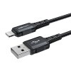 Acefast Datový kábel C402 Rýchle nabíjanie USB na Lightning 1.8m čierny