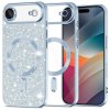 Techsuit Luxury Glitter MagSafe pre iPhone 17 Air svetlomodré puzdro