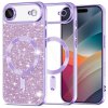 Techsuit Luxury Glitter MagSafe pre iPhone 17 Air svetlofialové puzdro