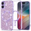 Techsuit Luxury Glitter MagSafe iPhone 17 svetlofialové puzdro