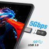 Techsuit Premium OTG Adaptér SlateVolt A10 USB 3.0 na Type C sivý