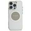 Guess IML Metal Colored Circle MagSafe puzdro iPhone 16 Pro Max sive