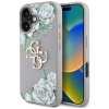 Guess Hardcase 4G Grained Roses Big Logo iPhone 16 fialové puzdro