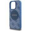 Guess 4G Circle Classic Logo MagSafe puzdro iPhone 16 Pro Max modrá