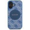 Guess 4G Circle Classic Logo MagSafe puzdro iPhone 16 modrá