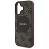 Guess 4G Circle Classic Logo MagSafe iPhone 16 Hnedé puzdro