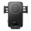 Baseus Bezdrôtové Držiak do auta Vetrací Držiak Wisdom Pro 15W 360 Stupňov Čierny