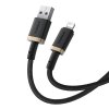 Baseus Data Kabel Dura Series USB na Lightning Rýchle Nabíjanie 2m Zlatá Čierna