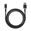 Baseus Data Kábel Dura Series USB na Lightning Rýchle Nabíjanie 1m Zlatá Čierna
