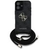 Guess Hardcase 4G Big Logo s popruhom iPhone 16 Plus cierna