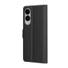 Kožené puzdro Techsuit Samsung Galaxy S25 Edge čierne