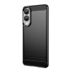 Techsuit Carbon Silicone pre Samsung Galaxy S25 Edge cierny