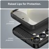 Techsuit Carbon Silicone pre Samsung Galaxy S25 Edge cierny