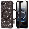 Techsuit Luxury Glitter MagSafe pre iPhone 16e čierne puzdro