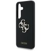 Guess Silicone 4G Big Metal Logo puzdro Samsung Galaxy S25 čierne