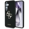 Guess Silicone 4G Big Metal Logo puzdro Samsung Galaxy S25 čierne