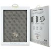 Guess Magnetic 4G Big Logo puzdro pre iPad Air 13 2024 2025 hnedé