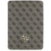 Guess Magnetic 4G Big Logo puzdro iPad Pro 11 2024 2025 hnedé