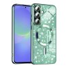 Techsuit Luxury Glitter MagSafe pre Samsung Galaxy A36 5G A56 5G svetlozelené puzdro