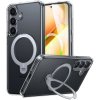 Torras Ostand Spin MagSafe Series Samsung Galaxy S25 Plus priehľadné puzdro