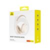 Baseus Bezdrôtové slúchadlá Bass 35 Max na uši Bluetooth 5.3 skladacie biele