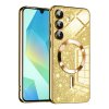 Techsuit Luxury Glitter MagSafe pre Samsung Galaxy A16 4G A16 5G zlaté puzdro