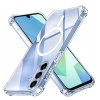 Techsuit Shockproof priehľadné silikónové puzdro MagSafe pre Samsung Galaxy A16 4G A16 5G priehľadné
